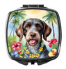 German Wirehaired Pointer Luau Compact Decorative Travel Makeup Mirror product image at NuMercy