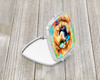 Chow Chow Hippie Dawg Compact Decorative Travel Makeup Mirror DAC2490 product image at NuMercy 2