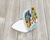 American Hairless Terrier in Sunflowers Compact Decorative Travel Makeup Mirror product image at NuMercy 2