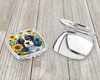 Cavalier Spaniel in Sunflowers Compact Decorative Travel Makeup Mirror DAC6049 product image at NuMercy 3