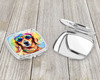 Dachshund Hippie Dawg Compact Decorative Travel Makeup Mirror DAC2498 product image at NuMercy 3