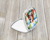 Basset Hound Luau Compact Decorative Travel Makeup Mirror product image at NuMercy 2