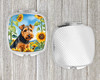 Welsh Terrier in Sunflowers Compact Decorative Travel Makeup Mirror product image at NuMercy 4