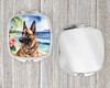 Belgian Malinois Luau Compact Decorative Travel Makeup Mirror product image at NuMercy 4