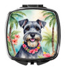 Schnauzer Luau Compact Decorative Travel Makeup Mirror product image at NuMercy