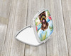Chocolate Labrador Retriever Luau Compact Decorative Travel Makeup Mirror product image at NuMercy 2