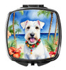 Sealyham Terrier Luau Compact Decorative Travel Makeup Mirror product image at NuMercy