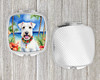 Sealyham Terrier Luau Compact Decorative Travel Makeup Mirror product image at NuMercy 4