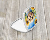 Lhasa Apso in Sunflowers Compact Decorative Travel Makeup Mirror product image at NuMercy 2