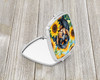 Cavalier Spaniel in Sunflowers Compact Decorative Travel Makeup Mirror DAC6048 product image at NuMercy 2