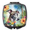 Greyhound Luau Compact Decorative Travel Makeup Mirror DAC6449 product image at NuMercy
