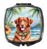 Nova Scotia Duck Tolling Retriever Luau Compact Decorative Travel Makeup Mirror product image at NuMercy