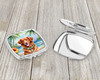 Nova Scotia Duck Tolling Retriever Luau Compact Decorative Travel Makeup Mirror product image at NuMercy 3