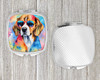 Beagle Hippie Dawg Compact Decorative Travel Makeup Mirror product image at NuMercy 4