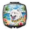 Samoyed Luau Compact Decorative Travel Makeup Mirror product image at NuMercy