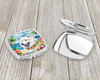 Samoyed Luau Compact Decorative Travel Makeup Mirror product image at NuMercy 3