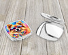 Pomeranian Hippie Dawg Compact Decorative Travel Makeup Mirror DAC2540 product image at NuMercy 3