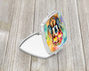 Cocker Spaniel Hippie Dawg Compact Decorative Travel Makeup Mirror DAC2492 product image at NuMercy 2