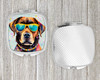 Chocolate Labrador Hippie Dawg Compact Decorative Travel Makeup Mirror DAC2523 product image at NuMercy 4