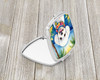 Bichon Frise Luau Compact Decorative Travel Makeup Mirror DAC6372 product image at NuMercy 2