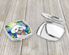 Bichon Frise Luau Compact Decorative Travel Makeup Mirror DAC6372 product image at NuMercy 3