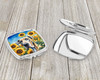 Great Dane in Sunflowers Compact Decorative Travel Makeup Mirror DAC6092 product image at NuMercy 3