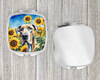 Great Dane in Sunflowers Compact Decorative Travel Makeup Mirror DAC6092 product image at NuMercy 4