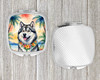 Alaskan Malamute Luau Compact Decorative Travel Makeup Mirror product image at NuMercy 4