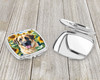 Anatolian Shepherd in Sunflowers Compact Decorative Travel Makeup Mirror product image at NuMercy 3