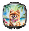 Pomeranian Luau Compact Decorative Travel Makeup Mirror DAC6493 product image at NuMercy