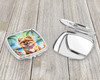 Pomeranian Luau Compact Decorative Travel Makeup Mirror DAC6493 product image at NuMercy 3