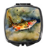 Brook Trout Compact Decorative Travel Makeup Mirror DAC2776 product image at NuMercy