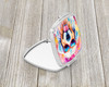 Great Pyrenees Hippie Dawg Compact Decorative Travel Makeup Mirror DAC2516 product image at NuMercy 2