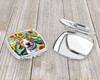 English Bull Terrier in Sunflowers Compact Decorative Travel Makeup Mirror DAC6070 product image at NuMercy 3