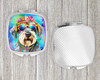 Schnauzer Hippie Dawg Compact Decorative Travel Makeup Mirror DAC2552 product image at NuMercy 4