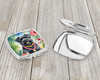 Bouvier des Flandres Luau Compact Decorative Travel Makeup Mirror product image at NuMercy 3