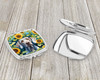 Weimaraner in Sunflowers Compact Decorative Travel Makeup Mirror product image at NuMercy 3