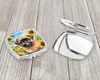 Brussels Griffon in Sunflowers Compact Decorative Travel Makeup Mirror product image at NuMercy 3