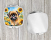 Brussels Griffon in Sunflowers Compact Decorative Travel Makeup Mirror product image at NuMercy 4