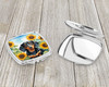 Dachshund in Sunflowers Compact Decorative Travel Makeup Mirror DAC6066 product image at NuMercy 3
