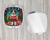 Australian Shepherd Christmas Compact Decorative Travel Makeup Mirror product image at NuMercy 4