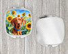 Vizsla in Sunflowers Compact Decorative Travel Makeup Mirror product image at NuMercy 4