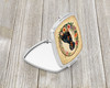 Gordon Setter and Flowers Compact Decorative Travel Makeup Mirror product image at NuMercy 2