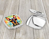 Doberman Pinscher Hippie Dawg Compact Decorative Travel Makeup Mirror DAC2503 product image at NuMercy 3