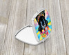 Black Labrador Hippie Dawg Compact Decorative Travel Makeup Mirror DAC2521 product image at NuMercy 2