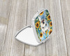 Westie in Sunflowers Compact Decorative Travel Makeup Mirror DAC6173 product image at NuMercy 2