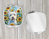 Westie in Sunflowers Compact Decorative Travel Makeup Mirror DAC6173 product image at NuMercy 4