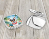 Rat Terrier Luau Compact Decorative Travel Makeup Mirror product image at NuMercy 3