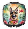 German Shepherd Luau Compact Decorative Travel Makeup Mirror product image at NuMercy