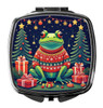 Frog Christmas Compact Decorative Travel Makeup Mirror product image at NuMercy